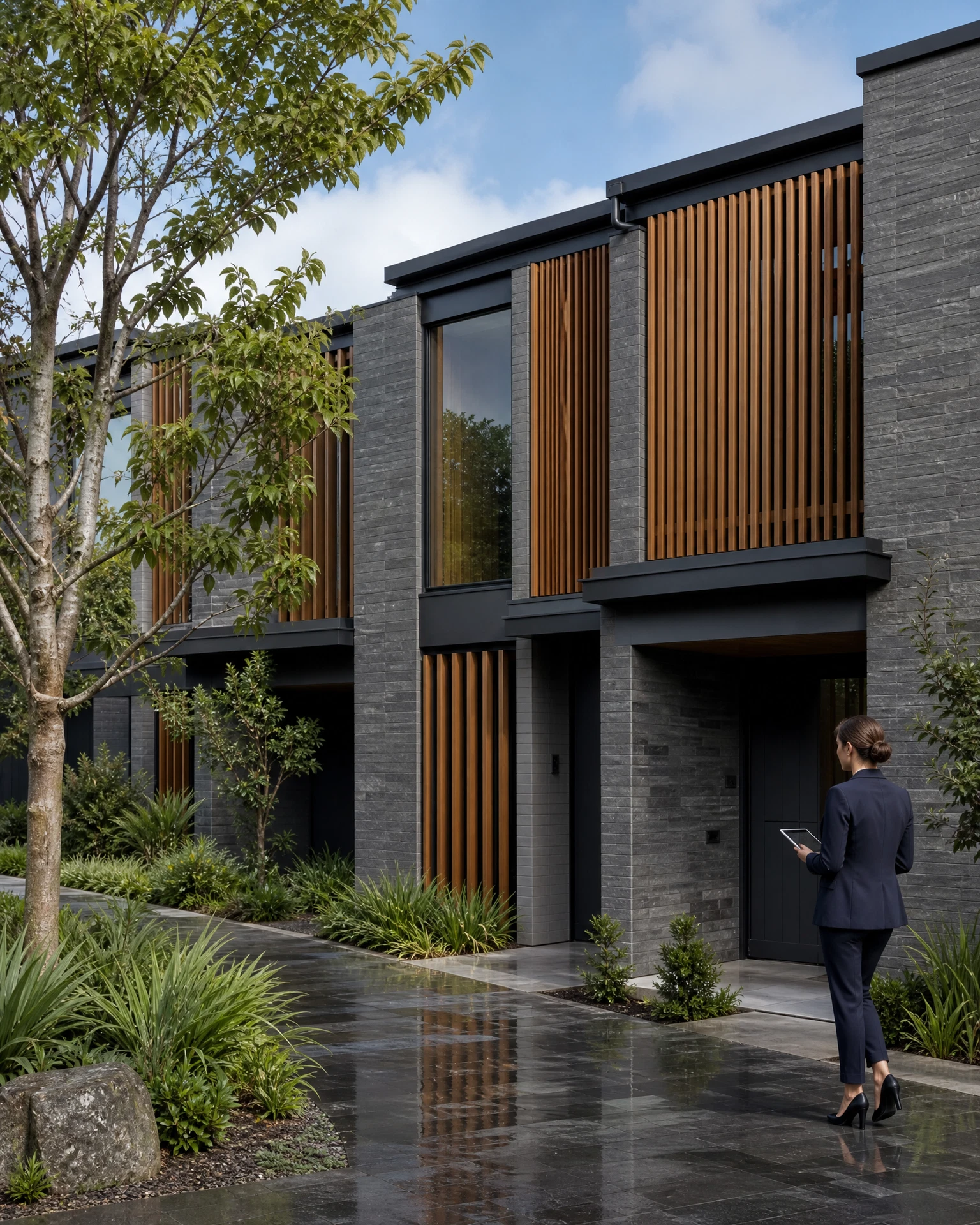A well-maintained contemporary New Zealand home